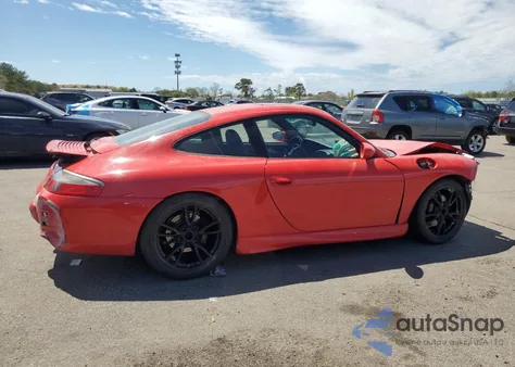 2002 Porsche 911 Carrera 2 из США, поврежденный, VIN WP0AA29912S621253